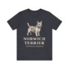 Norwich Terrier Latin Shirt, Vintage Dog Sketch Tee, Dog Latin Gift