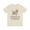 Norwich Terrier Latin Shirt, Vintage Dog Sketch Tee, Dog Latin Gift
