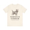Norwich Terrier Latin Shirt, Vintage Dog Sketch Tee, Dog Latin Gift