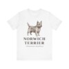 Norwich Terrier Latin Shirt, Vintage Dog Sketch Tee, Dog Latin Gift