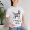 Norwich Terrier Mom Shirt, Vintage Dog Sketch Tee, Dog Mom Gift