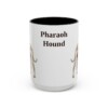 15oz Pharaoh Hound Mug, Vintage Dog Portrait Coffee Mug, Dog Lover Gift