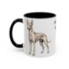 11oz Pharaoh Hound Mug, Vintage Dog Portrait Coffee Mug, Dog Lover Gift