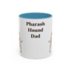 11oz Pharaoh Hound Dog Dad Mug, Vintage Sketch Coffee Mug, Dog Dad Gift
