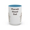 15oz Pharaoh Hound Dog Dad Mug, Vintage Sketch Coffee Mug, Dog Dad Gift
