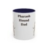 11oz Pharaoh Hound Dog Dad Mug, Vintage Sketch Coffee Mug, Dog Dad Gift