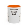 11oz Pharaoh Hound Dog Dad Mug, Vintage Sketch Coffee Mug, Dog Dad Gift