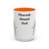 15oz Pharaoh Hound Dog Dad Mug, Vintage Sketch Coffee Mug, Dog Dad Gift