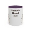 11oz Pharaoh Hound Dog Dad Mug, Vintage Sketch Coffee Mug, Dog Dad Gift