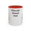 11oz Pharaoh Hound Dog Dad Mug, Vintage Sketch Coffee Mug, Dog Dad Gift