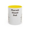 11oz Pharaoh Hound Dog Dad Mug, Vintage Sketch Coffee Mug, Dog Dad Gift