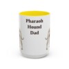 15oz Pharaoh Hound Dog Dad Mug, Vintage Sketch Coffee Mug, Dog Dad Gift