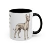 11oz Funny Pharaoh Hound Mug, Blushing Since Ancient Egypt, Vintage Dog Coffee Mug, Dog Lover Gift