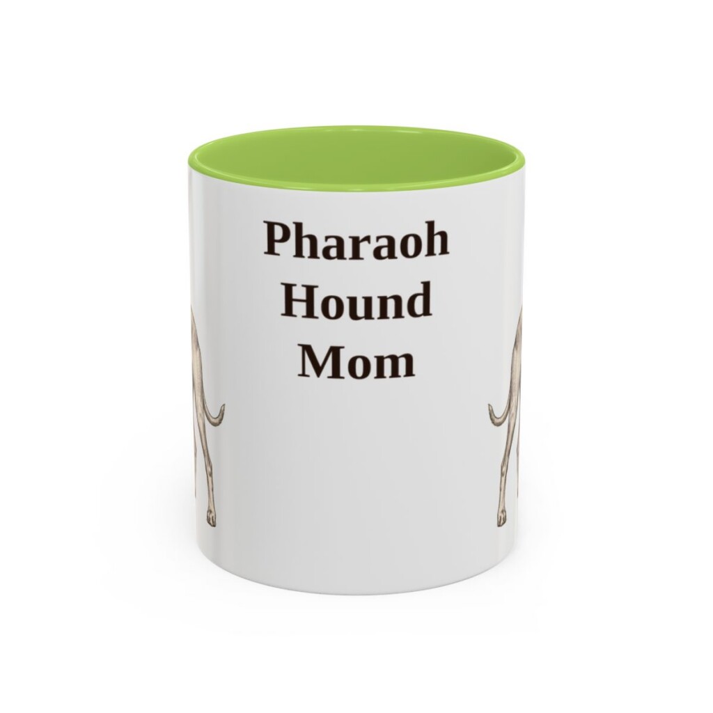 11oz Pharaoh Hound Dog Mom Mug, Vintage Sketch Coffee Mug, Dog Mom Gift