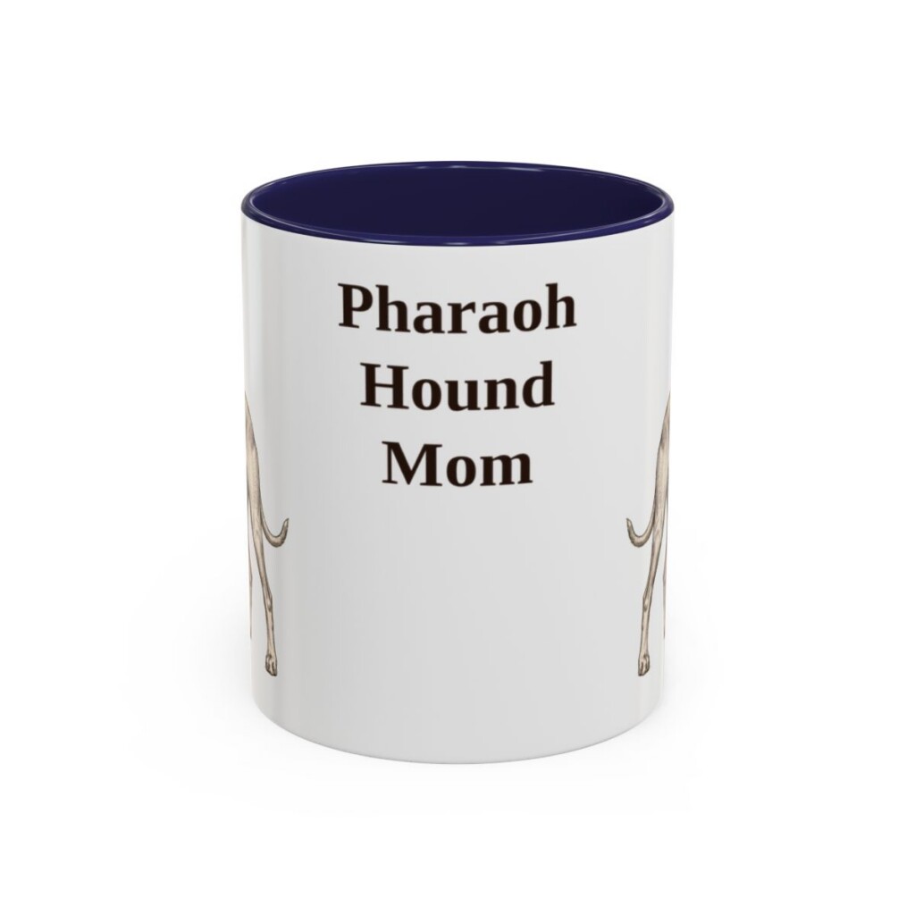 11oz Pharaoh Hound Dog Mom Mug, Vintage Sketch Coffee Mug, Dog Mom Gift