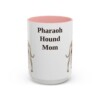 15oz Pharaoh Hound Dog Mom Mug, Vintage Sketch Coffee Mug, Dog Mom Gift