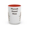 15oz Pharaoh Hound Dog Mom Mug, Vintage Sketch Coffee Mug, Dog Mom Gift