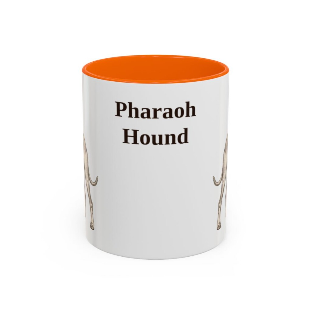 11oz Pharaoh Hound Mug, Vintage Dog Portrait Coffee Mug, Dog Lover Gift