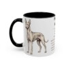 11oz Pharaoh Hound Mug, Illustrated Dog Breed Facts Coffee Mug, Vintage Dog Keepsake Gift