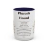 15oz Pharaoh Hound Mug, Illustrated Dog Breed Facts Coffee Mug, Vintage Dog Keepsake Gift