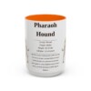 15oz Pharaoh Hound Mug, Illustrated Dog Breed Facts Coffee Mug, Vintage Dog Keepsake Gift