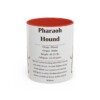 11oz Pharaoh Hound Mug, Illustrated Dog Breed Facts Coffee Mug, Vintage Dog Keepsake Gift