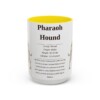 15oz Pharaoh Hound Mug, Illustrated Dog Breed Facts Coffee Mug, Vintage Dog Keepsake Gift