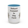 15oz Funny Scottish Terrier Mug, Diehard Scotsman In Dog Form, Vintage Dog Coffee Mug, Dog Lover Gift
