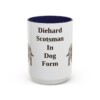 15oz Funny Scottish Terrier Mug, Diehard Scotsman In Dog Form, Vintage Dog Coffee Mug, Dog Lover Gift