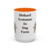 15oz Funny Scottish Terrier Mug, Diehard Scotsman In Dog Form, Vintage Dog Coffee Mug, Dog Lover Gift