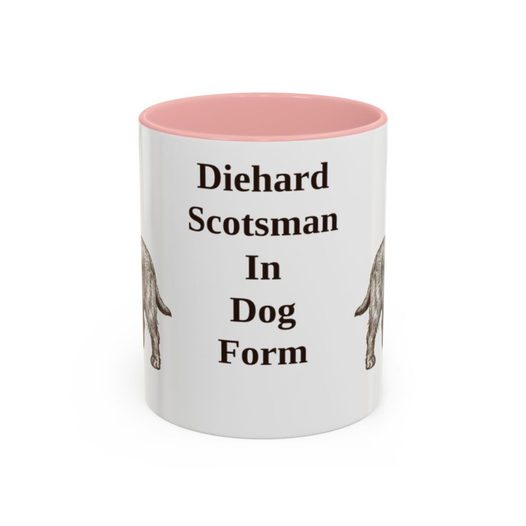 11oz Funny Scottish Terrier Mug, Diehard Scotsman In Dog Form, Vintage Dog Coffee Mug, Dog Lover Gift