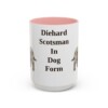 15oz Funny Scottish Terrier Mug, Diehard Scotsman In Dog Form, Vintage Dog Coffee Mug, Dog Lover Gift