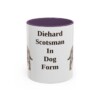 11oz Funny Scottish Terrier Mug, Diehard Scotsman In Dog Form, Vintage Dog Coffee Mug, Dog Lover Gift