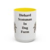 15oz Funny Scottish Terrier Mug, Diehard Scotsman In Dog Form, Vintage Dog Coffee Mug, Dog Lover Gift