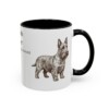 11oz Scottish Terrier Latin Mug, Scottish Terrier, Vintage Dog Coffee Mug, Dog Lover Gift