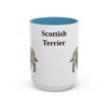 15oz Scottish Terrier Mug, Vintage Dog Portrait Coffee Mug, Dog Lover Gift