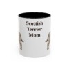11oz Scottish Terrier Dog Mom Mug, Vintage Sketch Coffee Mug, Dog Mom Gift