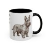 11oz Scottish Terrier Dog Mom Mug, Vintage Sketch Coffee Mug, Dog Mom Gift