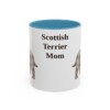 11oz Scottish Terrier Dog Mom Mug, Vintage Sketch Coffee Mug, Dog Mom Gift