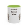11oz Scottish Terrier Dog Mom Mug, Vintage Sketch Coffee Mug, Dog Mom Gift