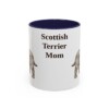 11oz Scottish Terrier Dog Mom Mug, Vintage Sketch Coffee Mug, Dog Mom Gift