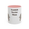 11oz Scottish Terrier Dog Mom Mug, Vintage Sketch Coffee Mug, Dog Mom Gift
