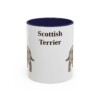 scottish-terrier-mug-navy-1 11oz Scottish Terrier Mug, Vintage Dog Portrait Coffee Mug, Dog Lover Gift