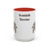 15oz Scottish Terrier Mug, Vintage Dog Portrait Coffee Mug, Dog Lover Gift