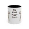 11oz Funny Sheepadoodle Mug, Big Floof Bigger Heart, Vintage Dog Coffee Mug, Dog Lover Gift
