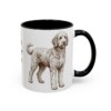 11oz Funny Sheepadoodle Mug, Big Floof Bigger Heart, Vintage Dog Coffee Mug, Dog Lover Gift