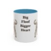11oz Funny Sheepadoodle Mug, Big Floof Bigger Heart, Vintage Dog Coffee Mug, Dog Lover Gift