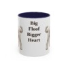 11oz Funny Sheepadoodle Mug, Big Floof Bigger Heart, Vintage Dog Coffee Mug, Dog Lover Gift