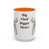 15oz Funny Sheepadoodle Mug, Big Floof Bigger Heart, Vintage Dog Coffee Mug, Dog Lover Gift