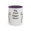 11oz Funny Sheepadoodle Mug, Big Floof Bigger Heart, Vintage Dog Coffee Mug, Dog Lover Gift